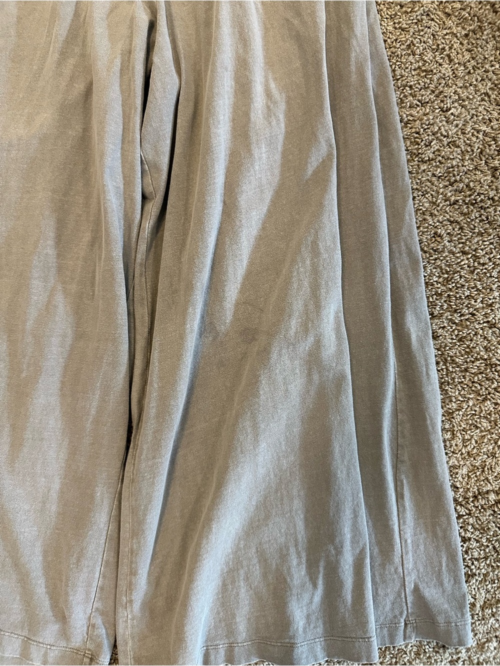 Free People Wait A Minute Wide-Leg Lounge Pants — Gray - Picture 3 of 5